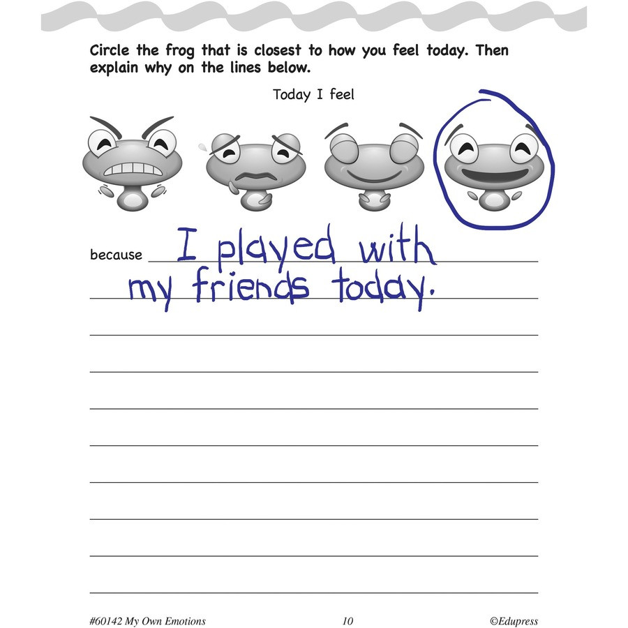 Teacher Created Resources EP62148 Teacher Created Resources My Own Books: My Emotions Printed Book