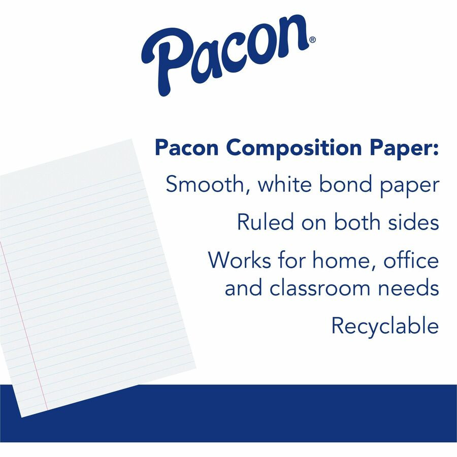 Dixon Ticonderoga Company Dixon 2431 Pacon Composition Paper - Government - Letter