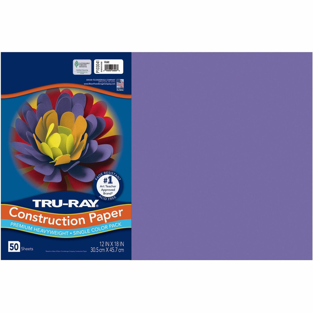 Dixon Ticonderoga Company Dixon 103041 Tru-Ray Heavyweight Construction Paper