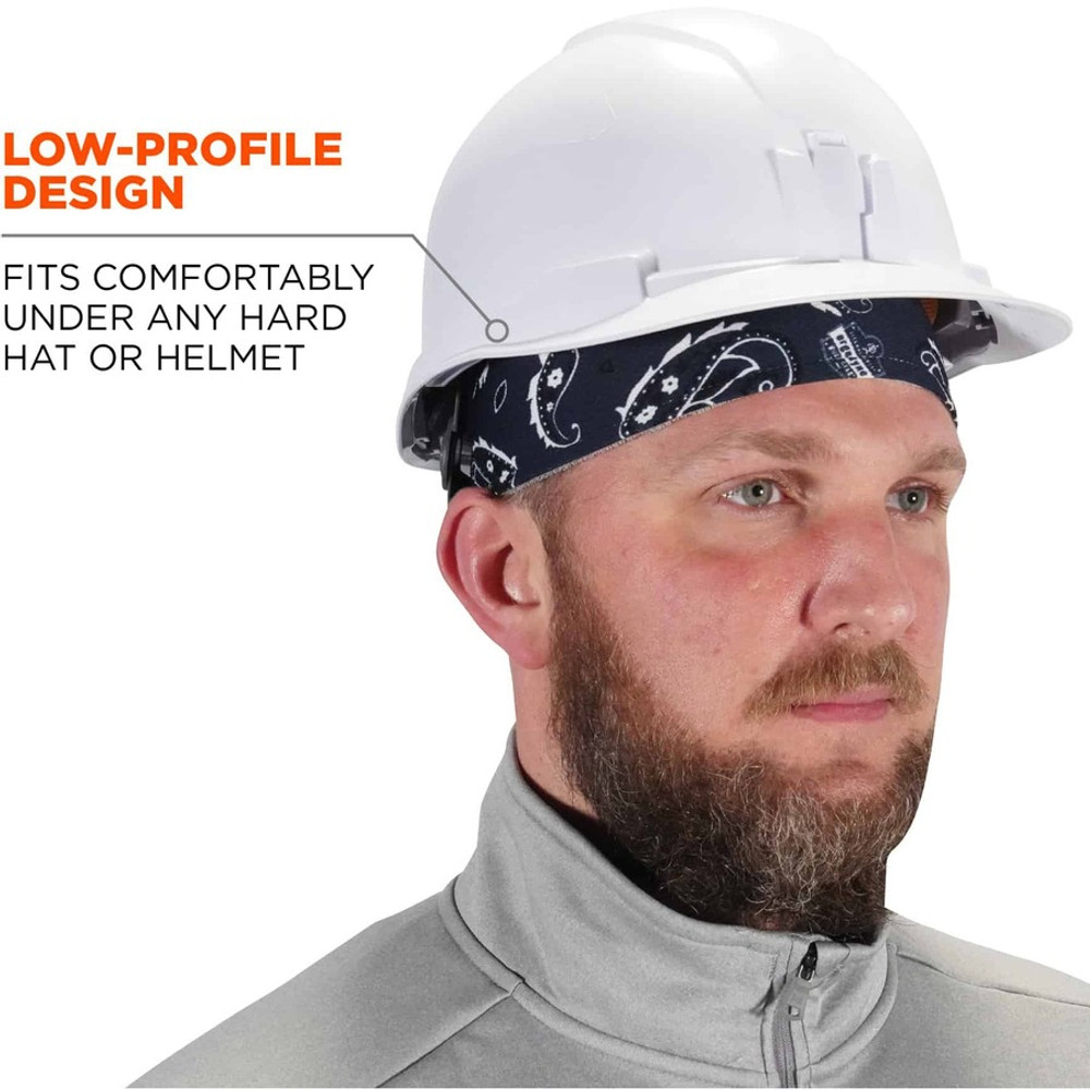 Tenacious Holdings, Inc Chill-Its 12509 Chill-Its 6630 Navy Western Skull Cap - Terry Cloth