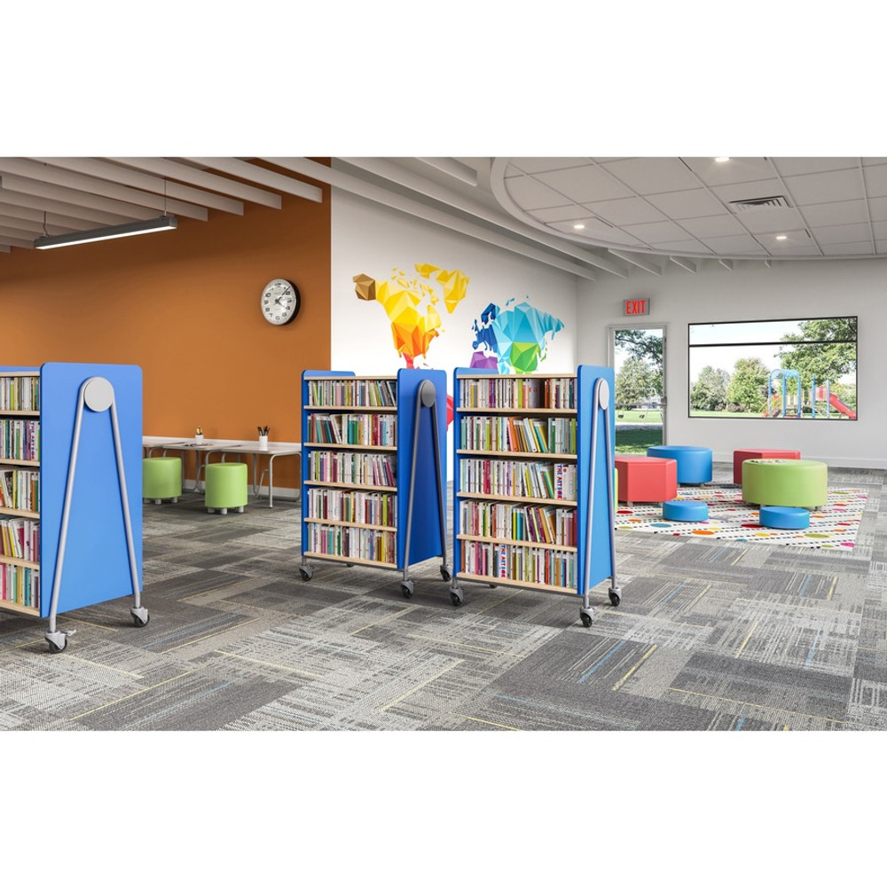Safco Products Safco 1223DE Safco AlphaBetter 2.0 Height - Adjustable Student Desk with Pendulum Bar 29"-43"