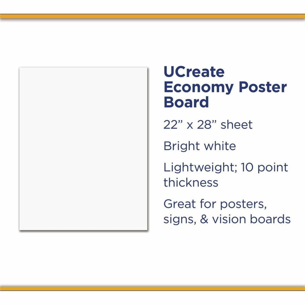 Dixon Ticonderoga Company Dixon 104225 UCreate Economy Poster Board