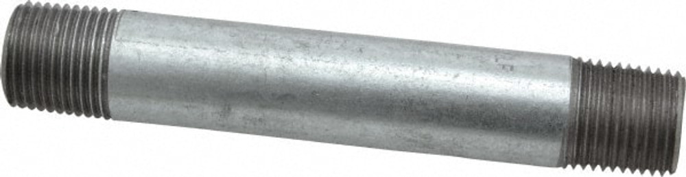 B&K Mueller 563-050HN Galvanized Pipe Nipple: 1/2", 5" Long, Schedule 40, Steel