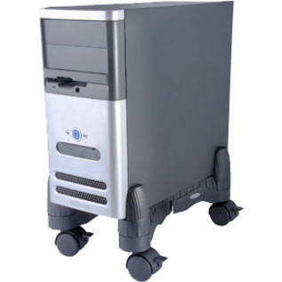 Kantek, Inc Kantek CS200B Kantek Mobile CPU Stand Slim Sleek Design Adjustable for Range of CPUs