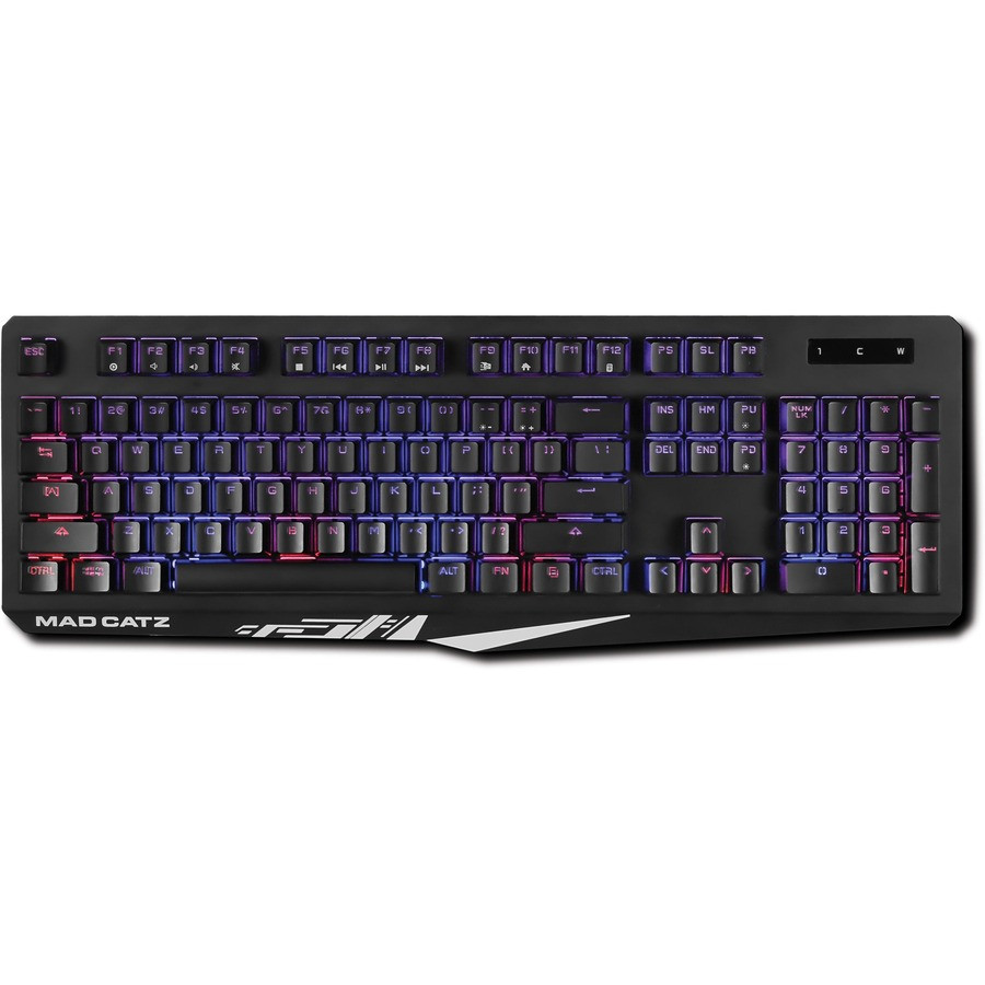 Mad Catz, Inc Mad Catz KS13MRUSBL00 Mad Catz The Authentic S.T.R.I.K.E. 2 Membrane Gaming Keyboard - Black