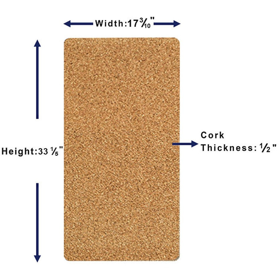 Lorell 18328 Lorell Do-it-Yourself Frameless Corkboard