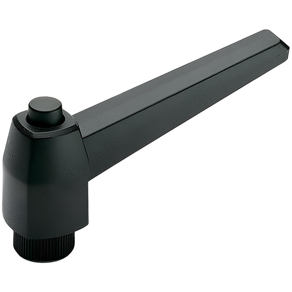 Jergens 34309 Tapped Adjustable Clamping Handle: 1/2-13 x 3/4" Thread, 0.98" Hub Dia, Fiberglass Reinforced Technopolymer