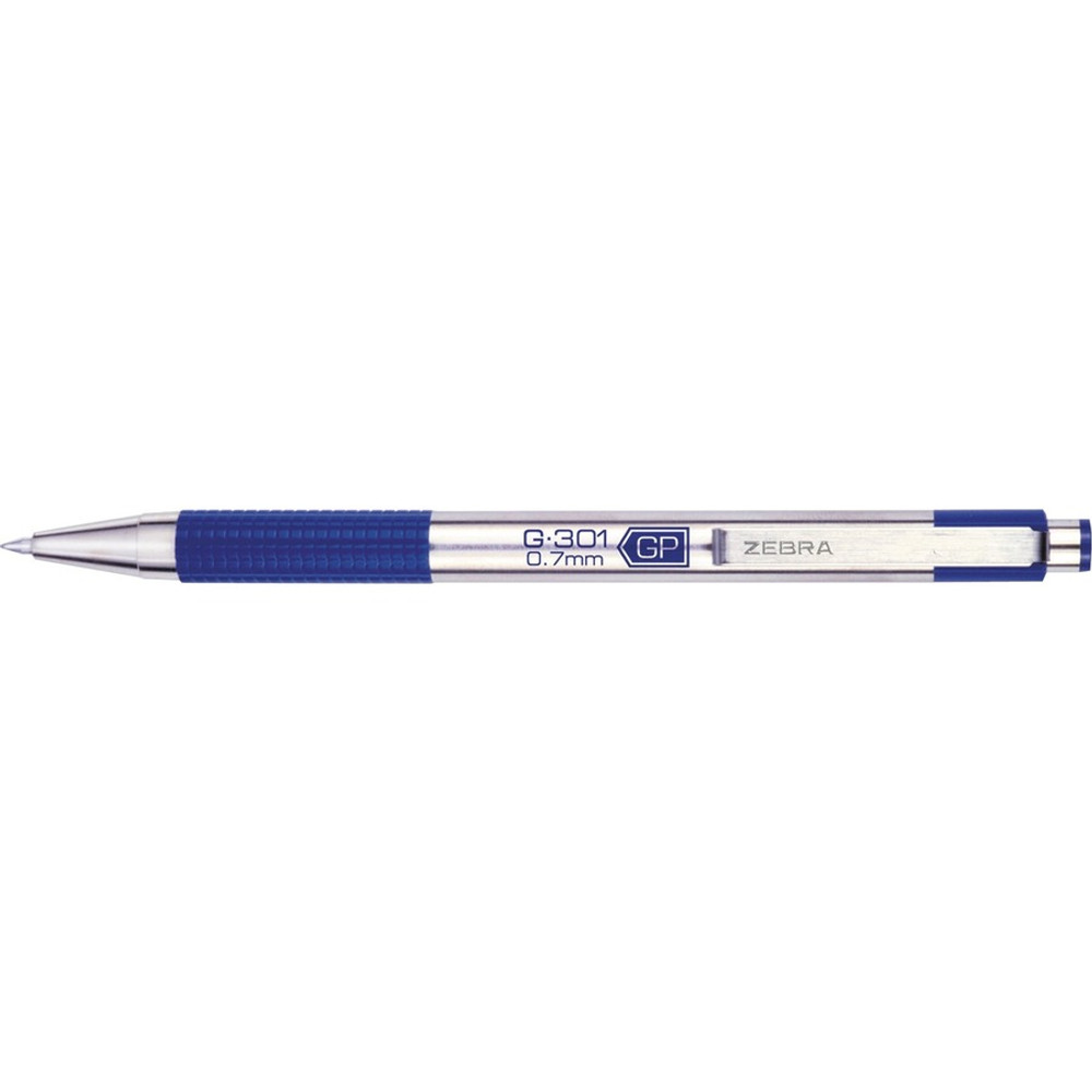 Zebra Pen Corporation Zebra 41322 Zebra STEEL 3 Series G-301 Retractable Gel Pen