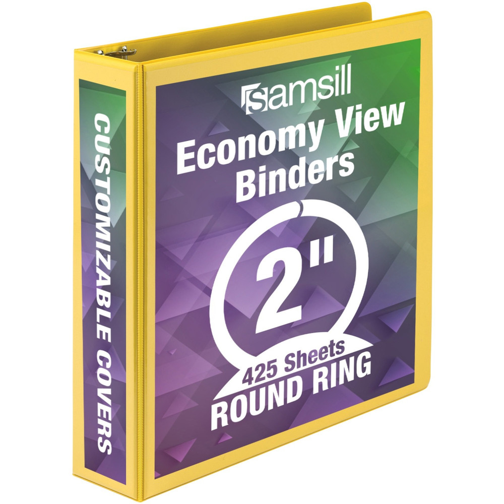 Samsill Corporation Samsill 18561 Samsill Economy 2" Round-Ring View Binder