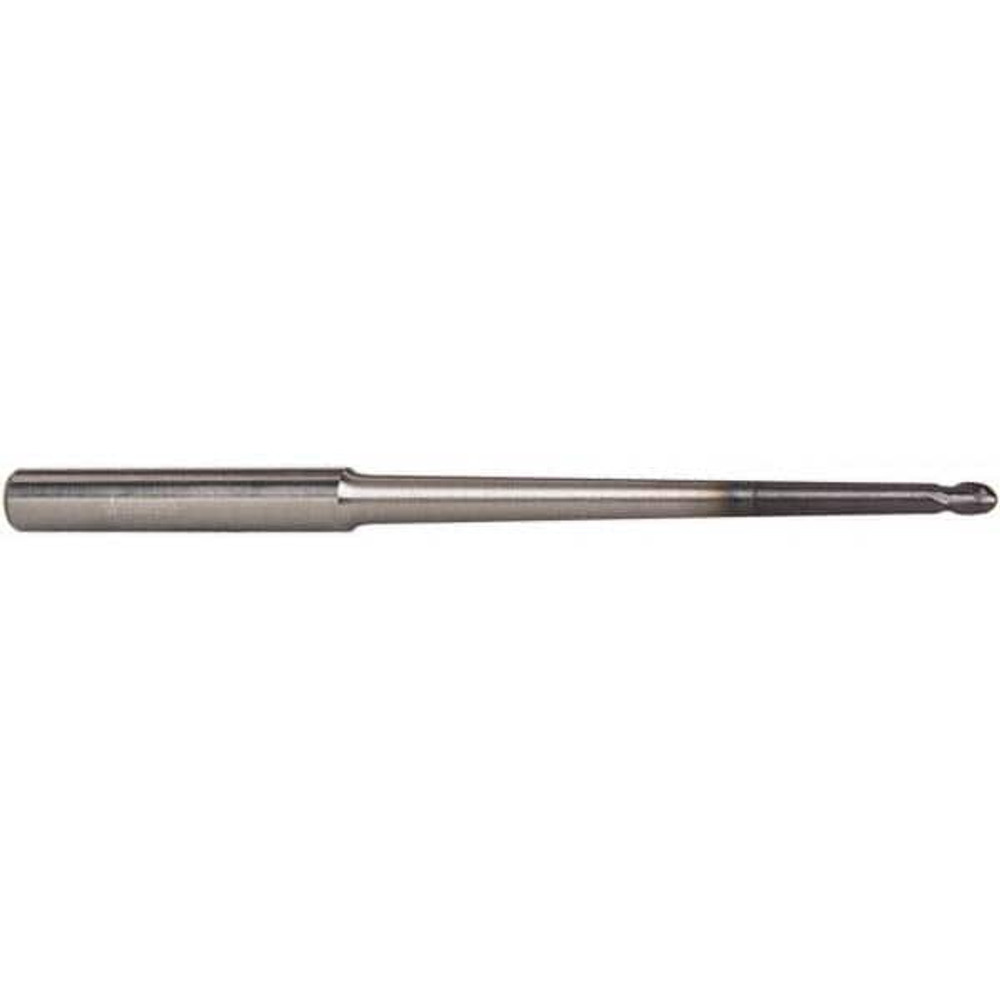 Accupro 12180934 Ball End Mill: 0.125" Dia, 0.125" LOC, 2 Flute, Solid Carbide