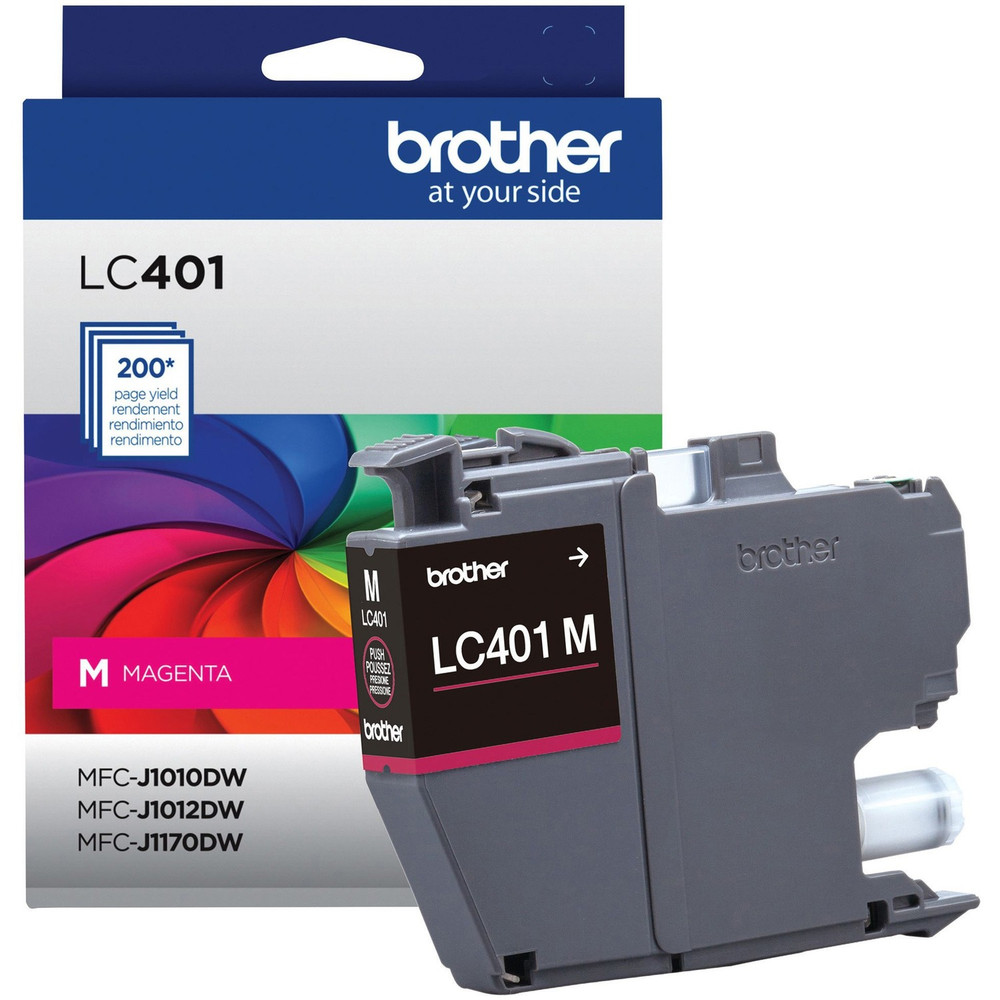 Brother Industries, Ltd Brother LC401MS Brother LC401MS Original Standard Yield Inkjet Ink Cartridge - Single Pack - Magenta - 1 Pack