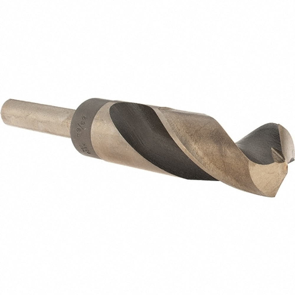 Michigan Drill 303CF-63/64 Reduced Shank Drill Bit: 63/64'' Dia, 1/2'' Shank Dia, 135 0, Cobalt