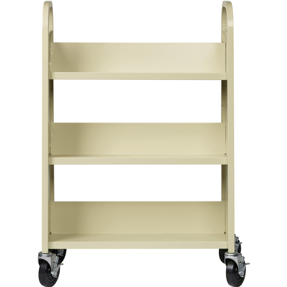 Lorell 49204 Lorell Single-sided Book Cart