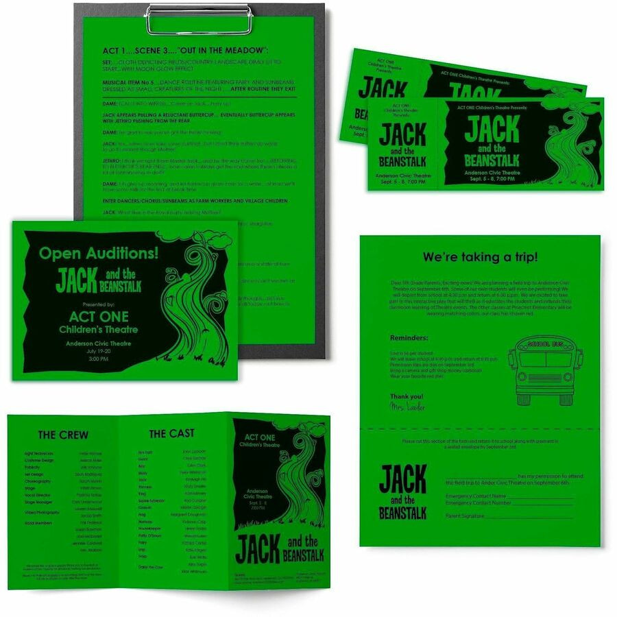 Neenah Paper, Inc Astrobrights 22541 Astrobrights Color Paper - Green