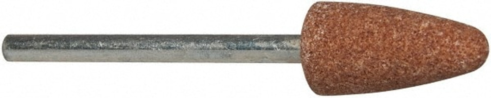 MSC GPB52O Mounted Point: 3/4" Thick, 1/8" Shank Dia, B52, Medium