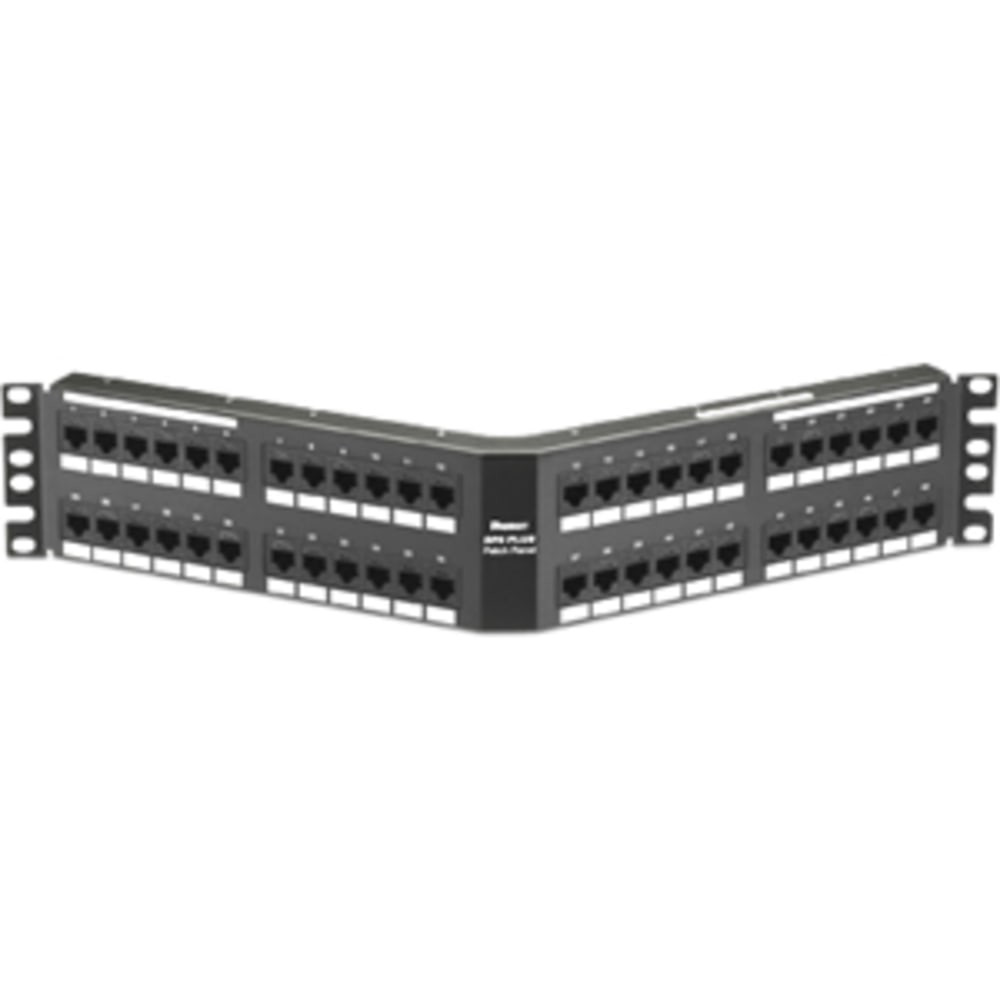 PANDUIT CORPORATION Panduit DPA486X88TGY  DP6 10Gig - Patch panel - CAT 6a - 2U - 19in/23in - 48 ports