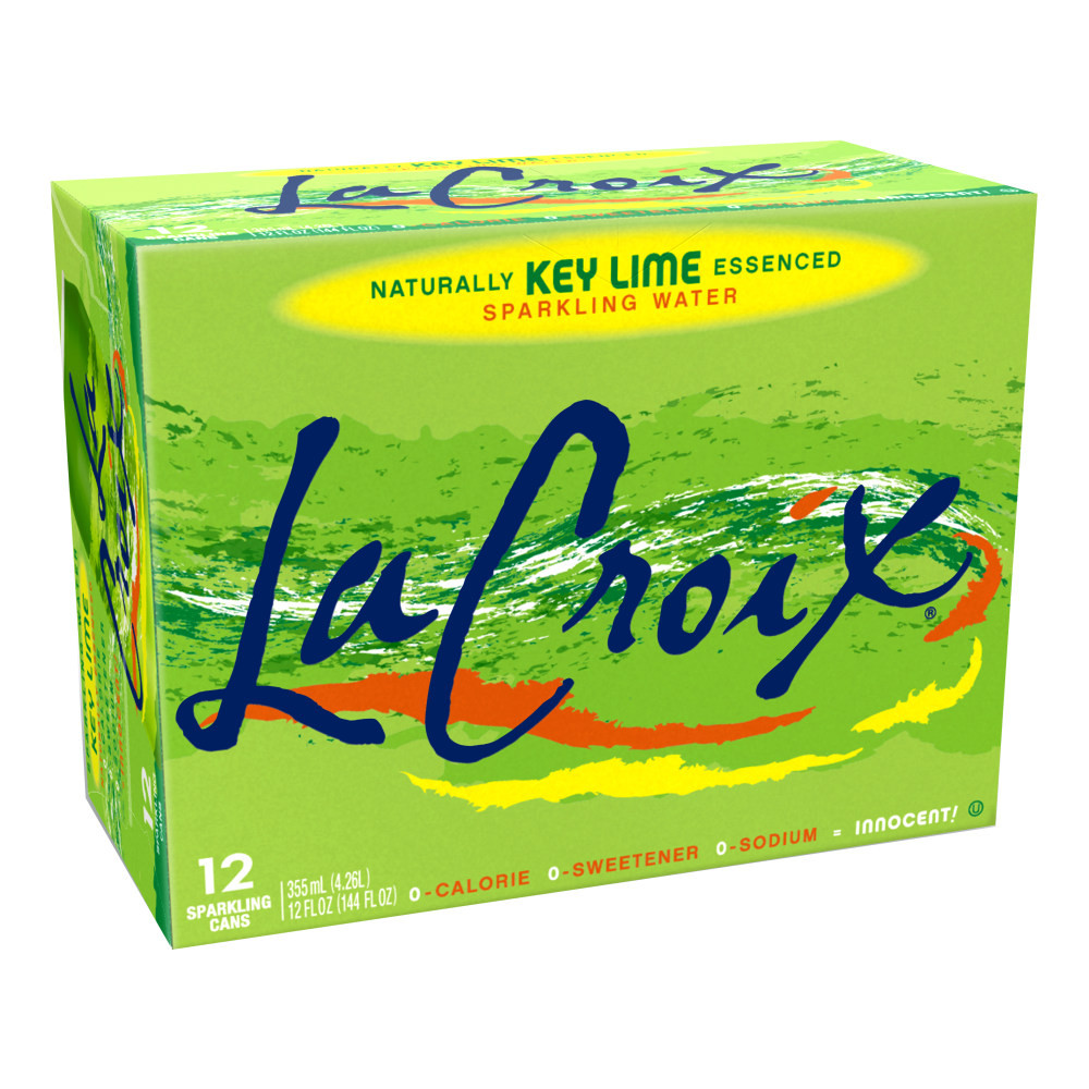 WINTER BROOK CORPORATION 0 12993 11208 0 LaCroix Core Sparkling Water, 12 Oz, Key Lime, Case Of 12 Cans