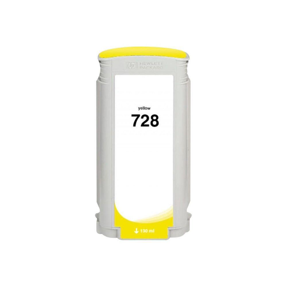 CLOVER TECHNOLOGIES GROUP, LLC WH728SY Clover Imaging Group Wide Format - 130 ml - yellow - compatible - box - ink cartridge non-OEM - for HP DesignJet T730, T830