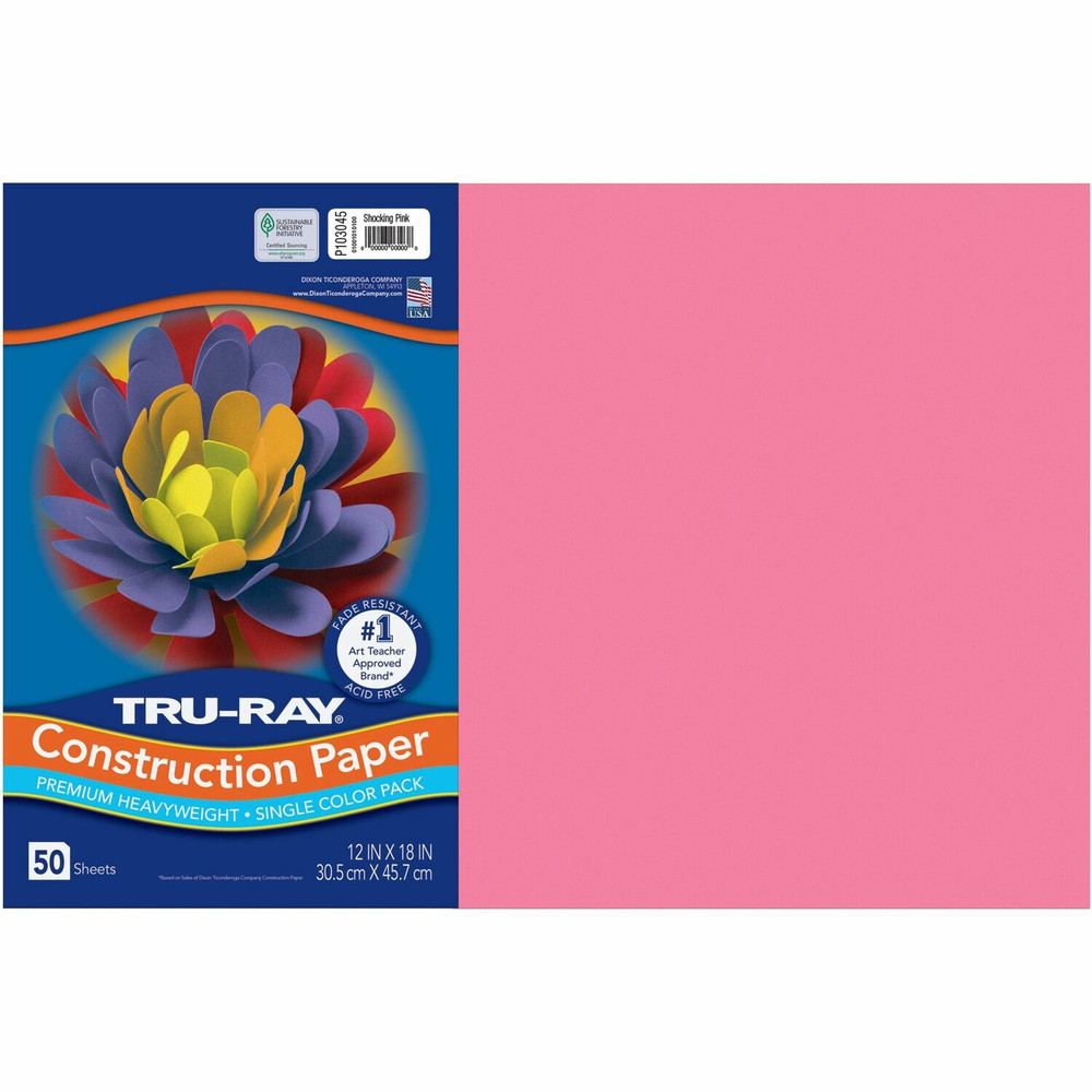Dixon Ticonderoga Company Dixon 103045 Tru-Ray Construction Paper