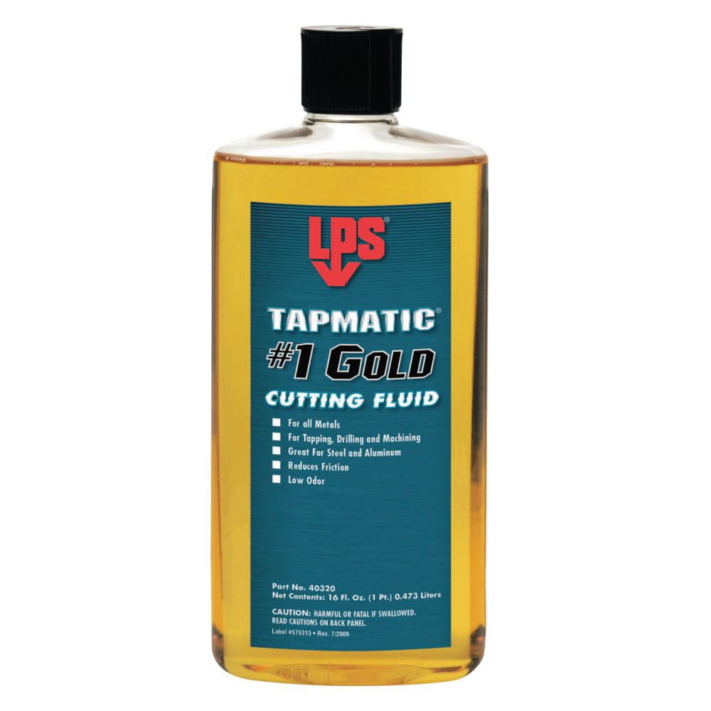 LPS LABORATORIES, INC. LPS 40320 Tapmatic #1 Gold Cutting Fluids, 16 fl oz, Bottle