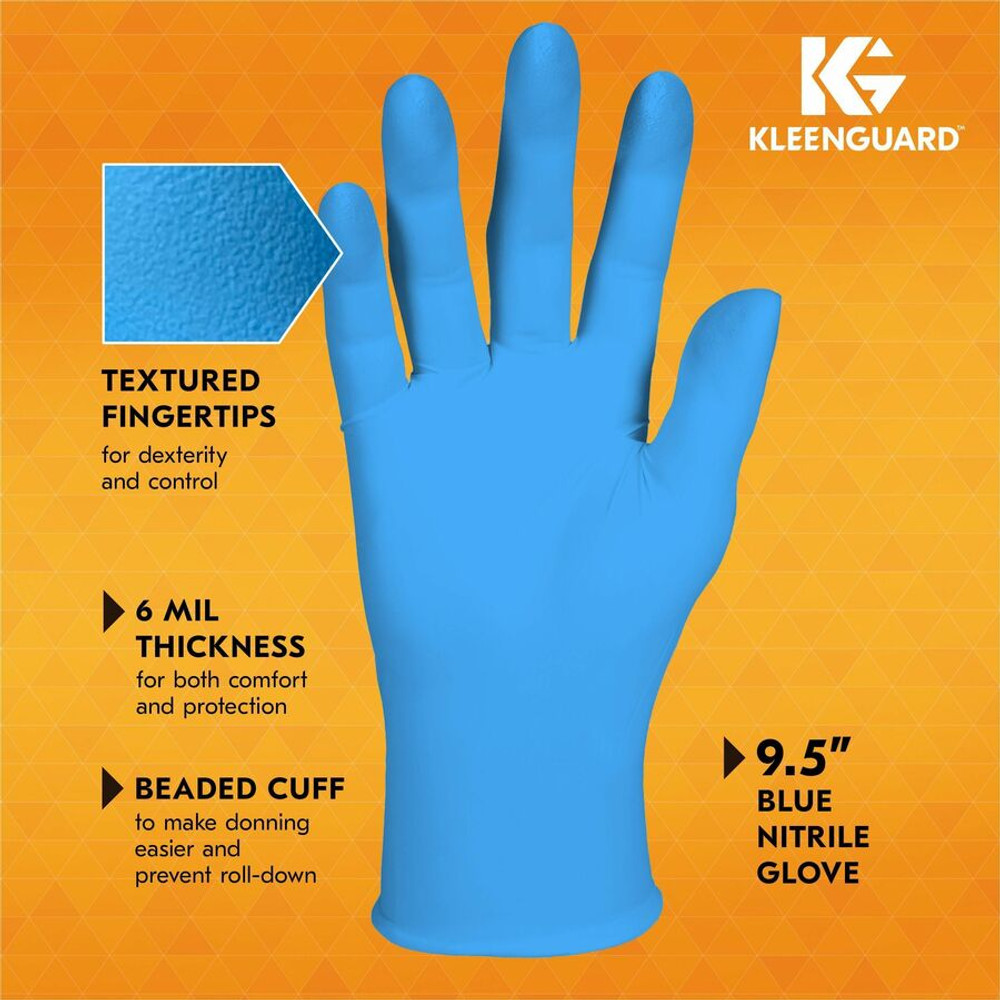 Kimberly-Clark Corporation Kleenguard 54424 Kleenguard G10 Blue Nitrile Gloves