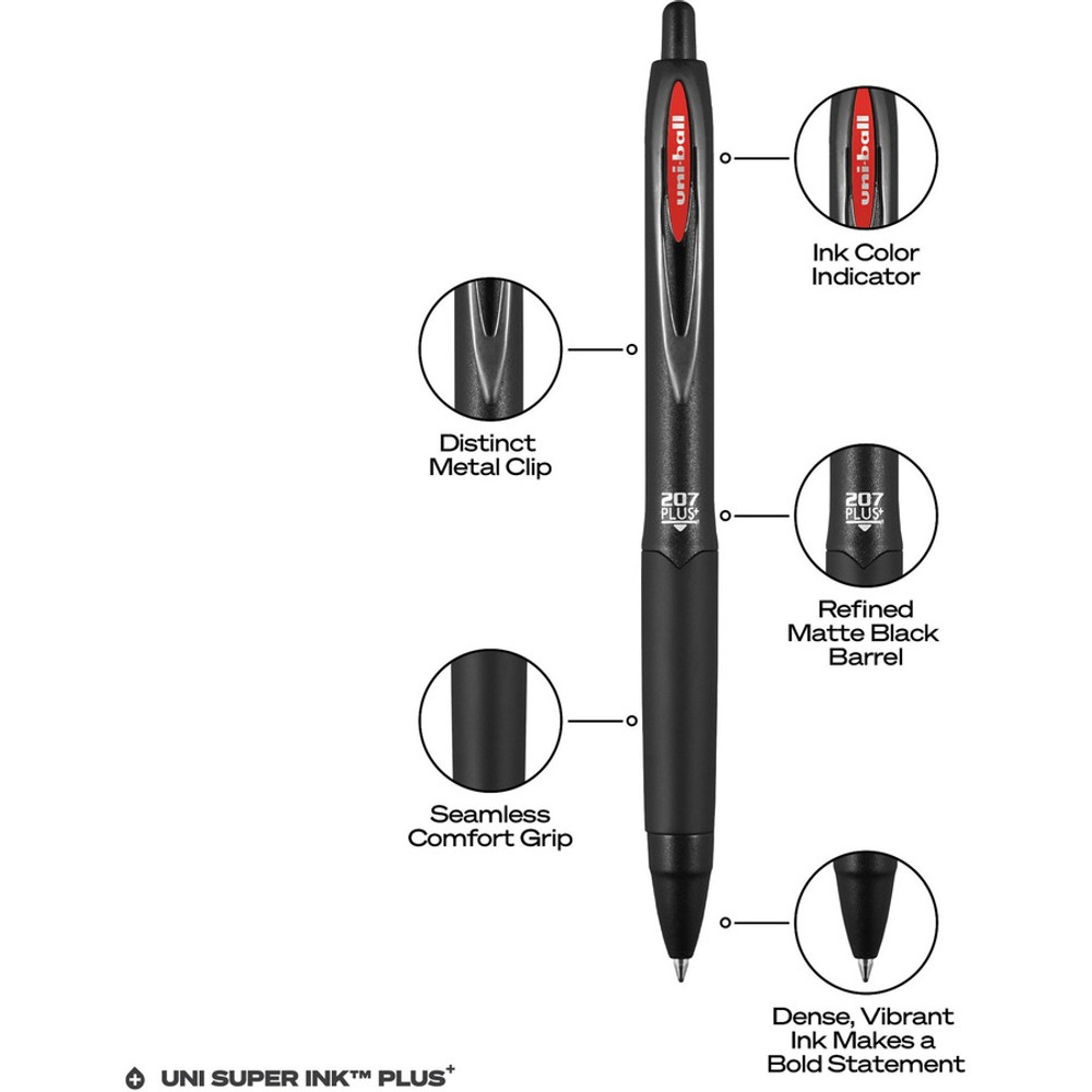 uni-ball Corporation uniball? 70464 uniball&trade; 207 Plus+ Gel Pen