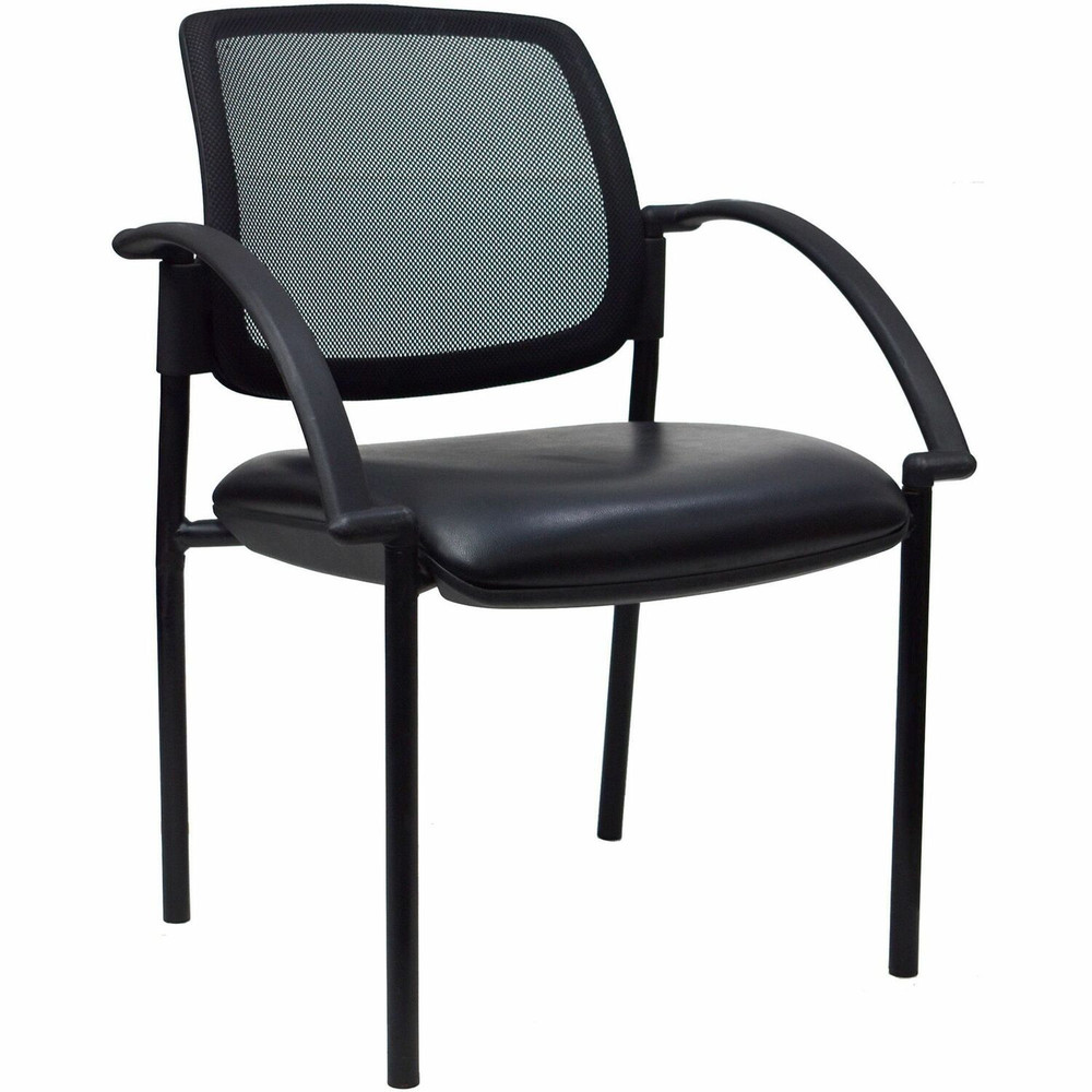 Lorell 60462 Lorell Mobile Mesh Back Guest Chair with Arms