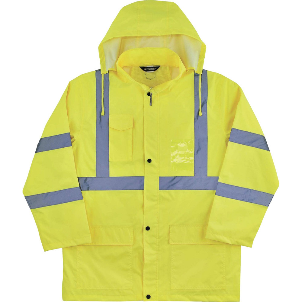 Tenacious Holdings, Inc GloWear 24339 GloWear 8366 Lightweight Hi-Vis Rain Jacket - Type R, Class 3