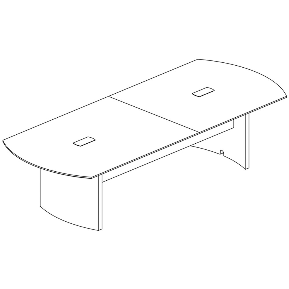 Safco Products Mayline MNMT72STLGS Mayline Gray Laminate Medina Conference Tabletop