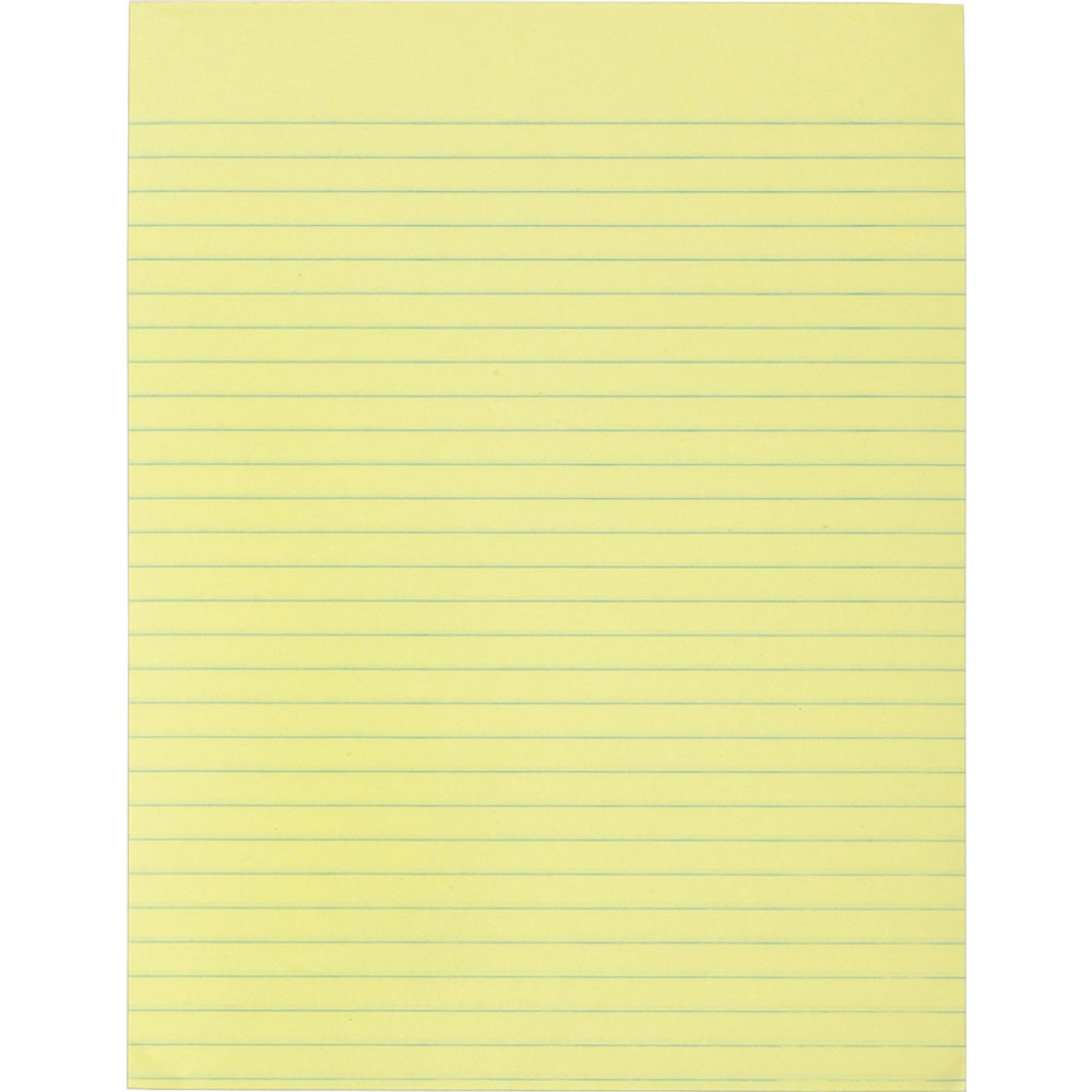 Business Source 50551 Business Source Glued Top Ruled Memo Pads - Letter