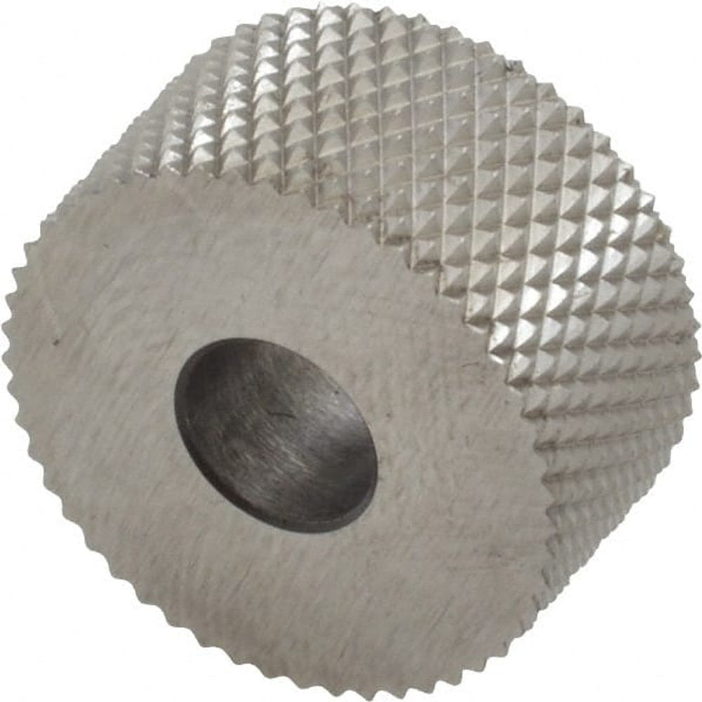 MSC KPM-225 Standard Knurl Wheel: 3/4" Dia, 90 ° Tooth Angle, 25 TPI, Diamond, High Speed Steel