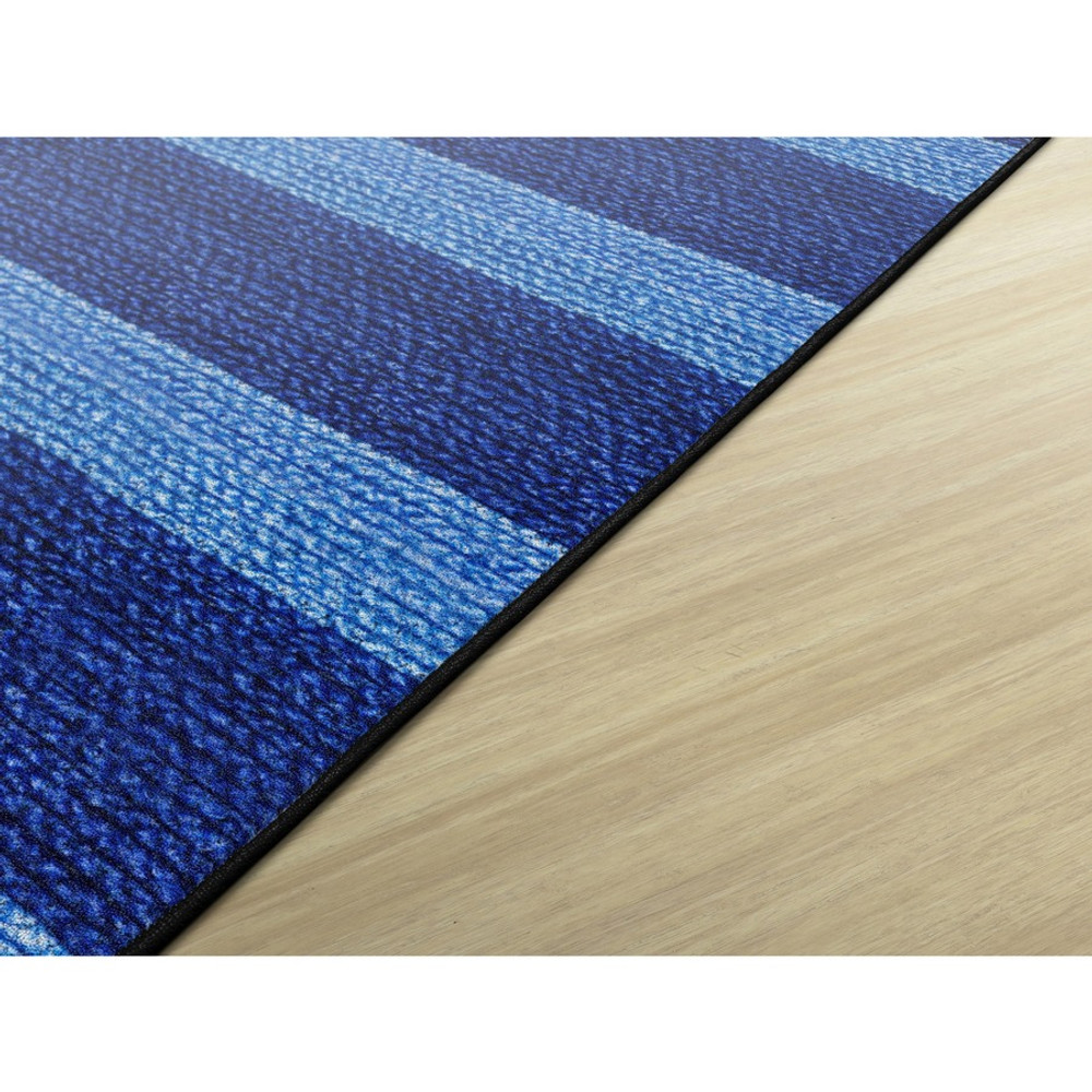 Flagship Carpets, LLC Flagship Carpets FA1006-44FS Flagship Carpets Basketweave Stripes Classroom Rug