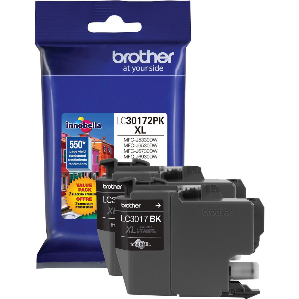 Brother Industries, Ltd Brother LC30172PK Brother LC30172PK Original High Yield Inkjet Ink Cartridge - Black - 2 / Pack