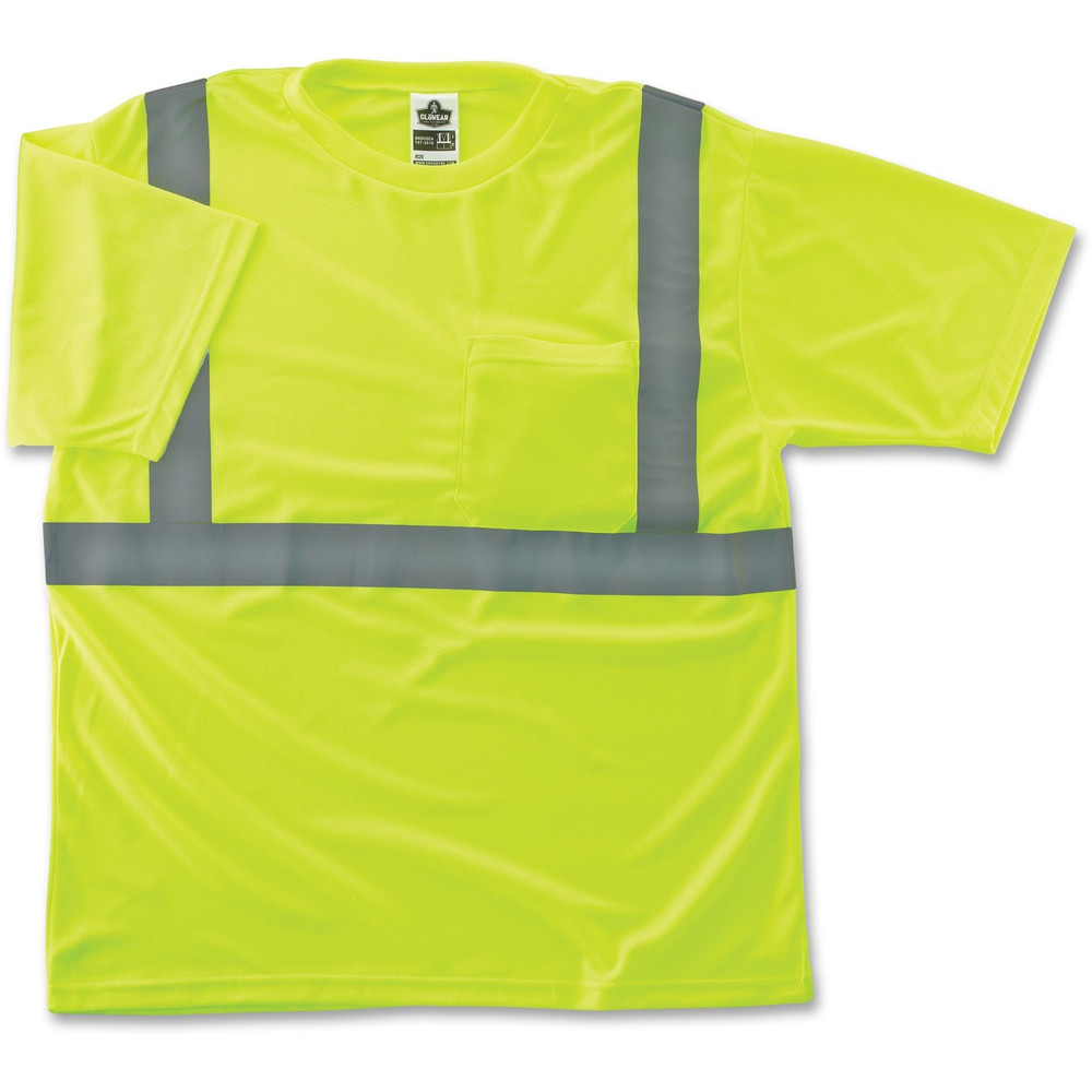 Tenacious Holdings, Inc GloWear 21504 GloWear Class 2 Reflective Lime T-Shirt