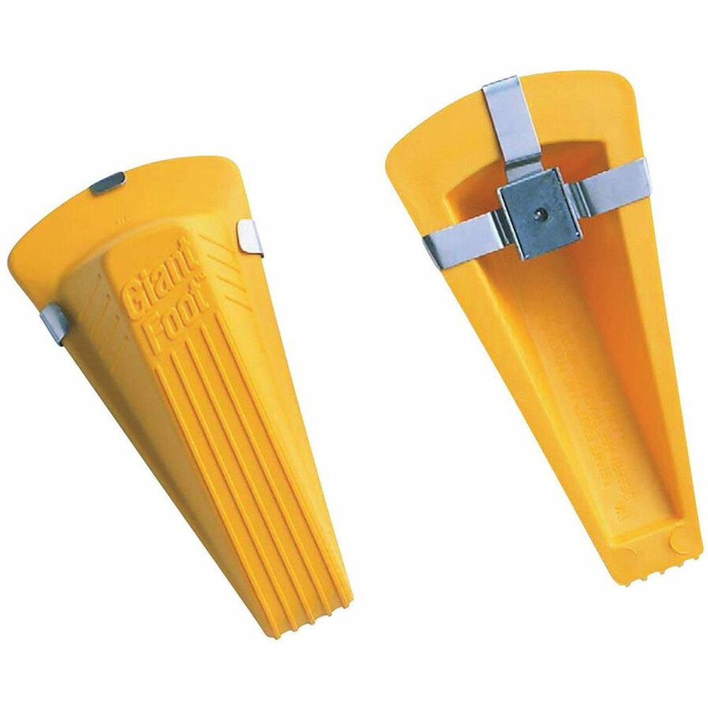 Master Manufacturing Company, Inc Giant Foot 00967 Giant Foot Doorstop, Magnetic, Yellow