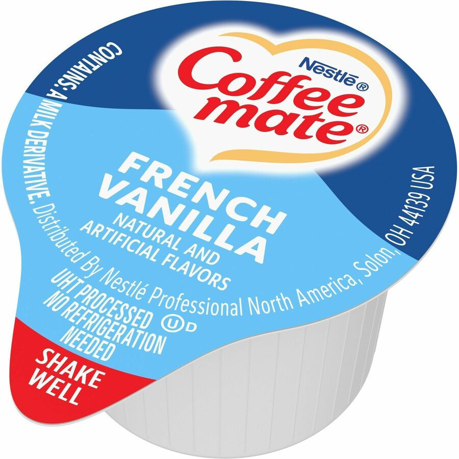 Nestle Professional Coffee mate 35170CT Coffee mate French Vanilla Liquid Creamer Singles - Gluten-Free