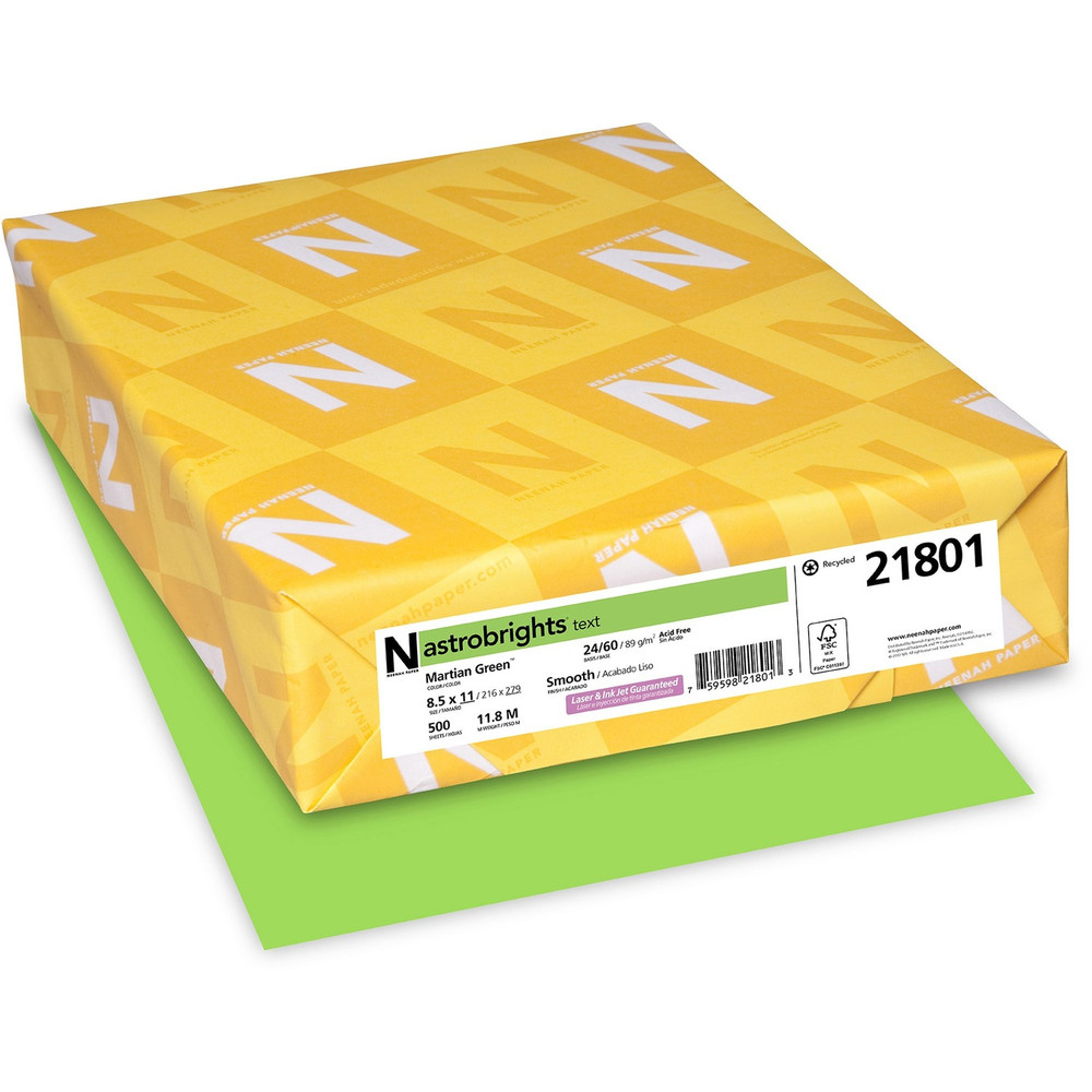 Neenah Paper, Inc Astrobrights 21801 Astrobrights Color Paper - Lime Green