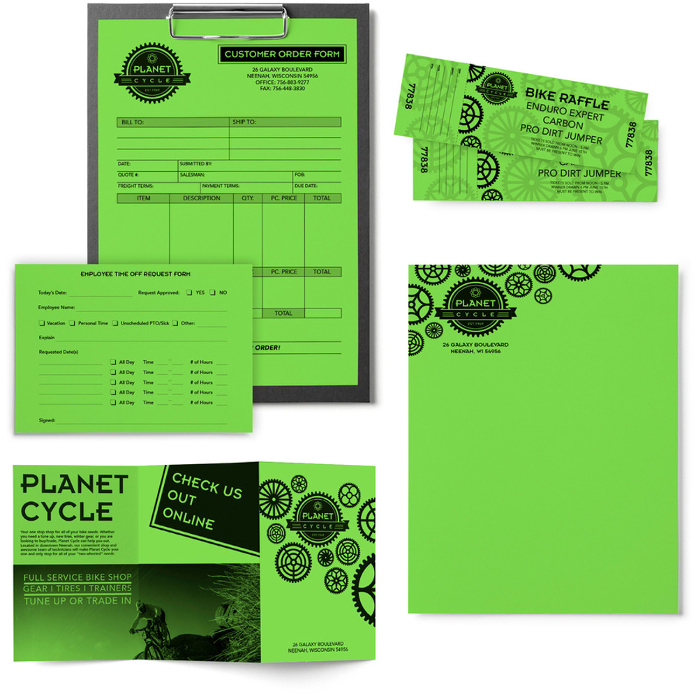 Neenah Paper, Inc Astrobrights 21801 Astrobrights Color Paper - Lime Green