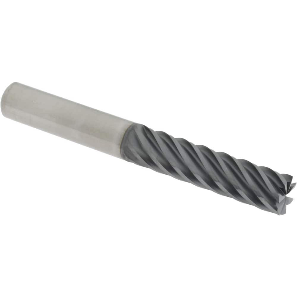 Accupro 6503352 Square End Mill:  0.5000" Dia, 2" LOC, 0.5" Shank Dia, 4" OAL, 7 Flutes, Solid Carbide