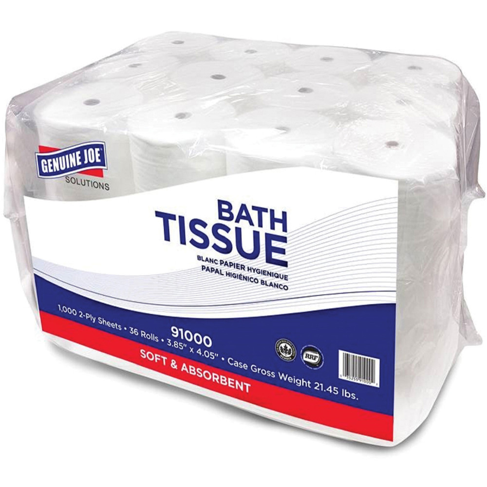 Genuine Joe Genuine Joe Solutions 91000PL Genuine Joe Solutions Double Capacity Bath Tissue