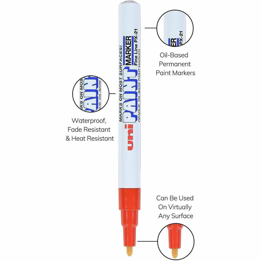 uni-ball Corporation uniball? 63702 uni&reg; uni-Paint PX-21 Oil-Based Paint Marker