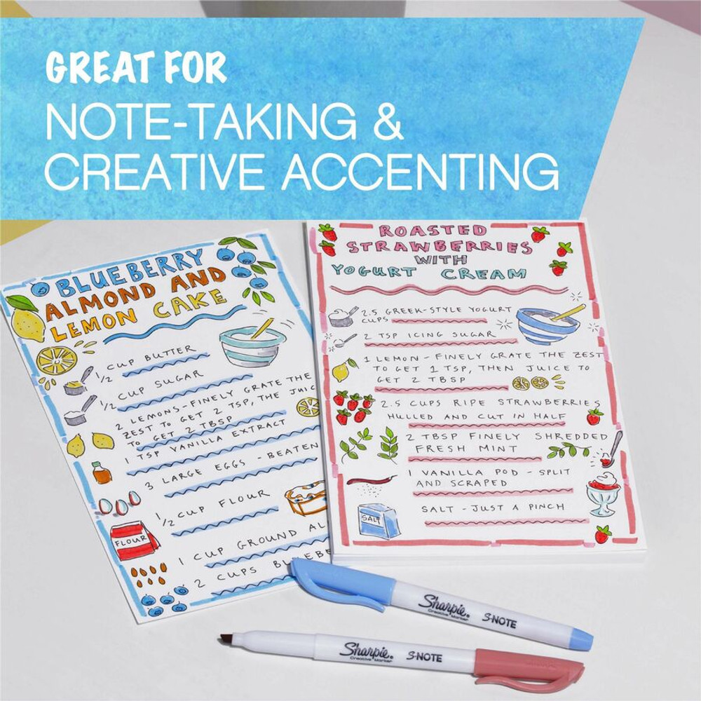 Newell Brands Sharpie 2158059 Sharpie S-Note Creative Markers, Chisel Tip