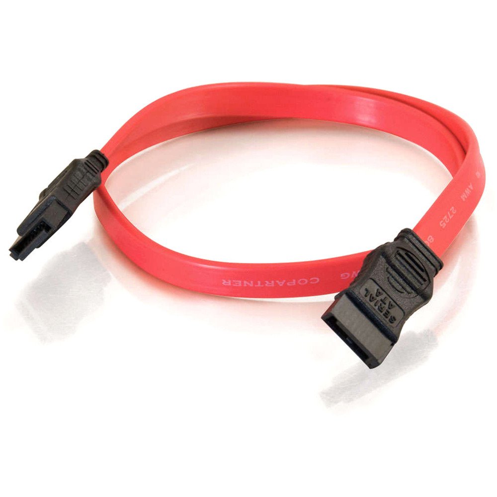 C2G 10191 C2G 6in 7-pin 180&deg; 1-Device Serial ATA Cable