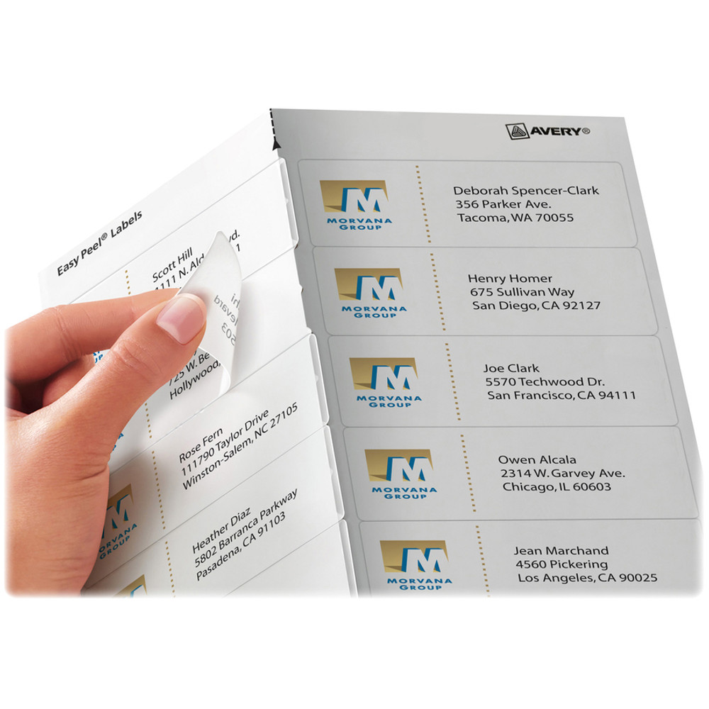 Avery Avery&reg; 8662 Avery&reg; Easy Peel Inkjet Printer Mailing Labels