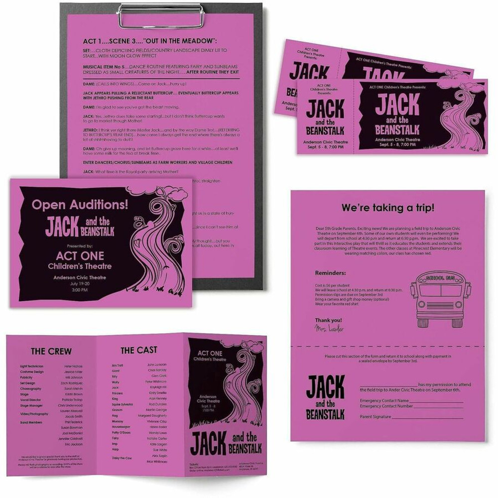 Neenah Paper, Inc Astrobrights 22671 Astrobrights Color Copy Paper - Planetary Purple