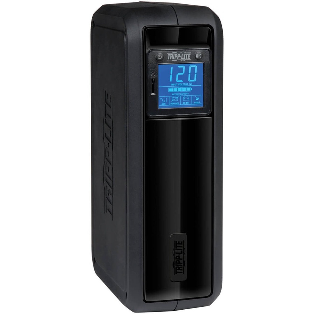 Tripp Lite by Eaton OMNI650LCD Tripp Lite by Eaton OmniSmart LCD 120V 650VA 350W Line-Interactive UPS, Tower, LCD display, USB port - Battery Backup