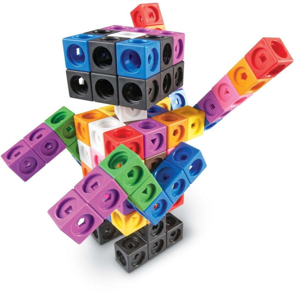 Learning Resources LER9291 Learning Resources MathLink Cubes Big Builders