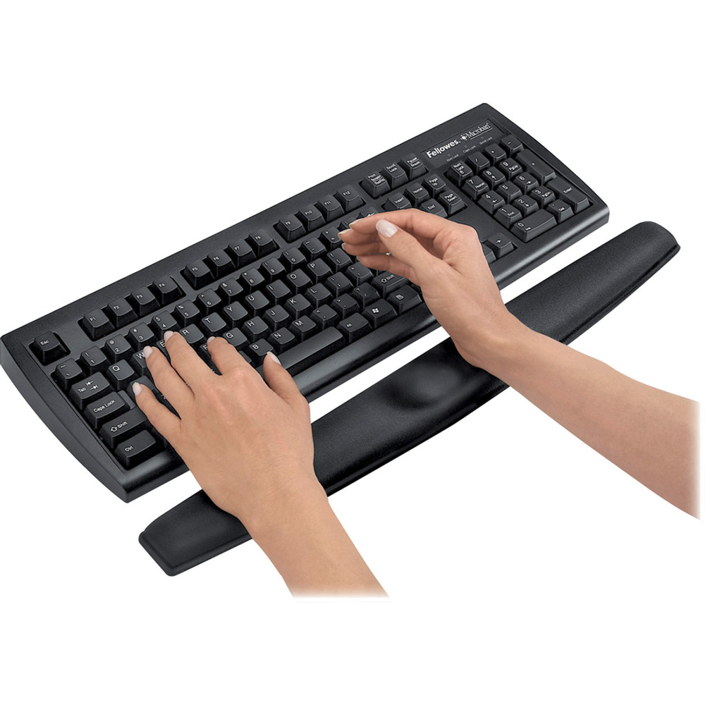 Fellowes, Inc. Fellowes 9178201 Fellowes Memory Foam Wrist Rest- Black