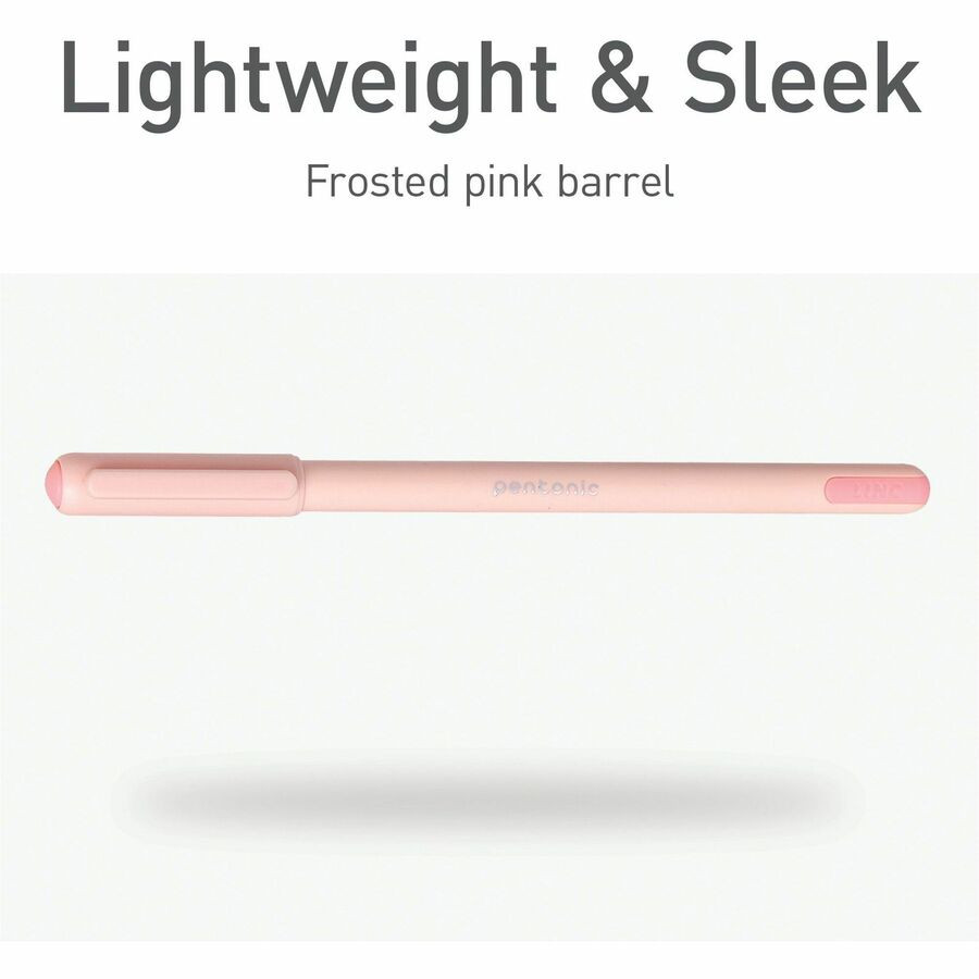 TOPS Products Pentonic PEN13087 Pentonic Frosted Barrel Ballpoint Pens