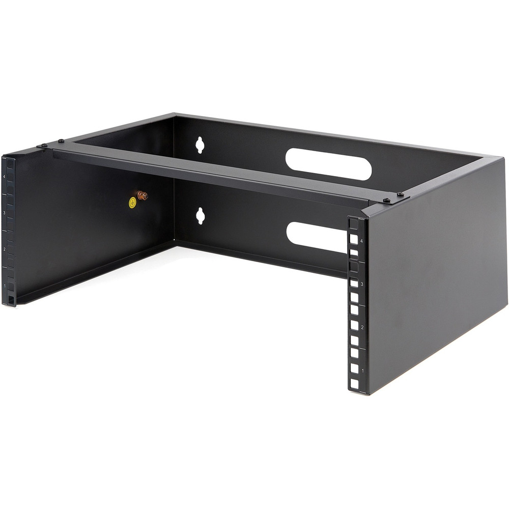 StarTech.com WALLMOUNT4 StarTech.com 4U Wall Mount Rack, 14in Deep, 19 inch Wall Mount Network Rack, Wall Mounting Patch Panel Bracket for Switch/IT Equipment
